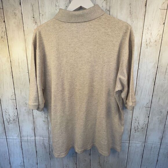 VINTAGE-TIMBERLAND MEN'S POLO SHIRT Medium Gray Short Sleeve Collared - Picture 7 of 9